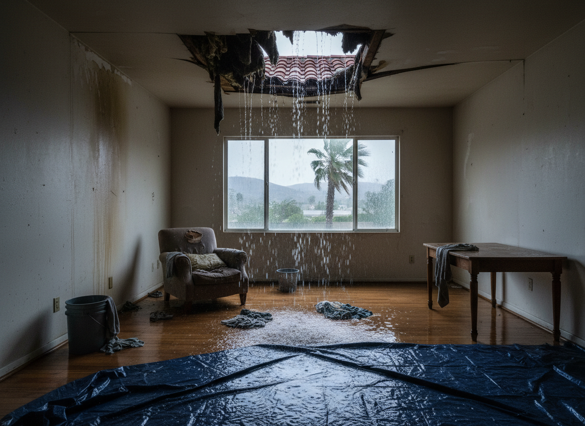 How Winter Rains Lead to Water Damage in San Ysidro Homes