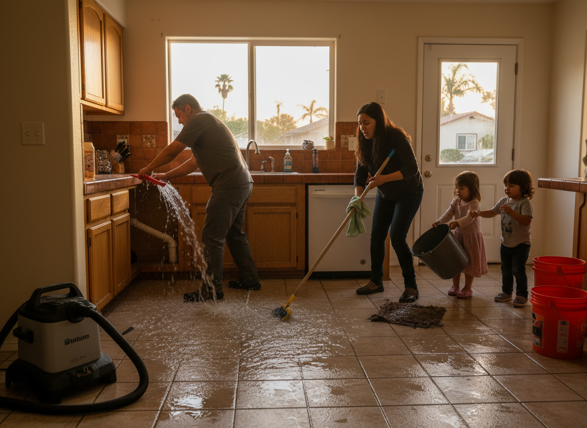 Immediate Actions After a Plumbing Leak in San Ysidro