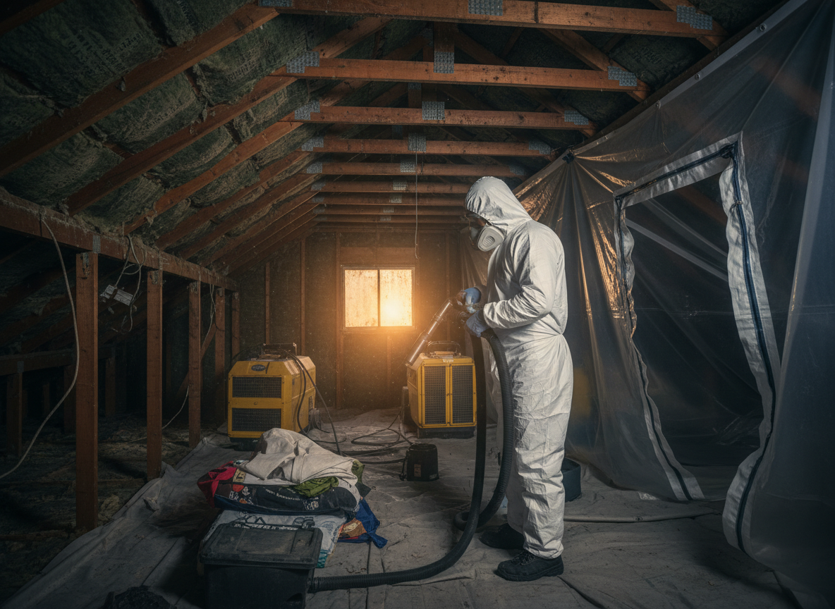 attic mold remediation in San Ysidro