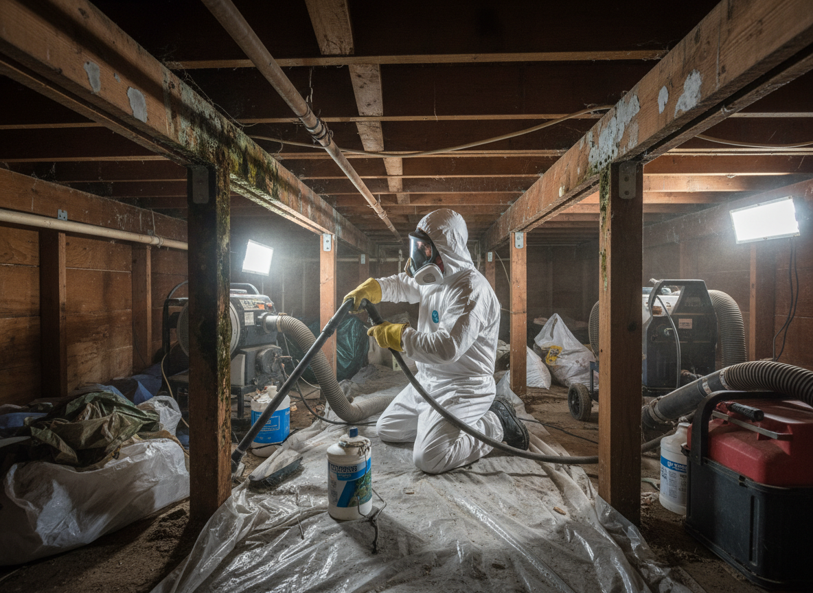 crawl space mold removal in San Ysidro