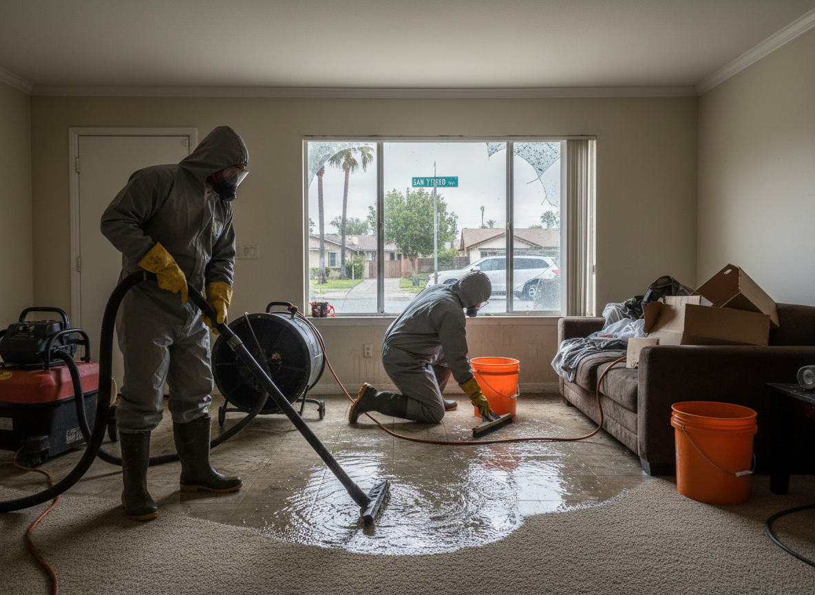 Emergency water removal in San Ysidro