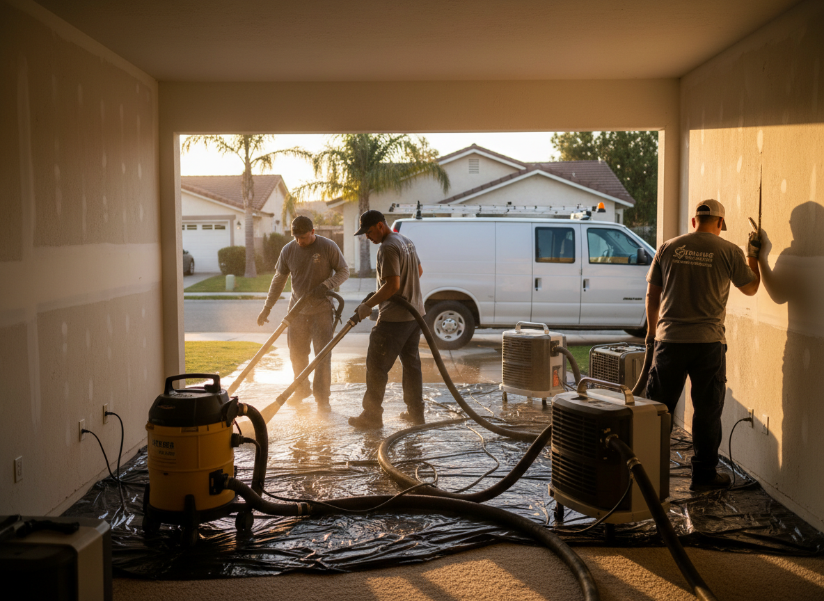 Water damage mitigation in San Ysidro